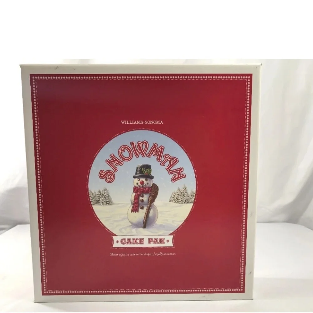 Williams Sonoma 3D Christmas Snowman Cake Pan
